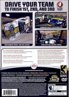 NASCAR 06 - Total Team Control box cover back